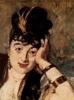 Manet, Edouard - Woman with Fans [detail] ( Nina de Callias)